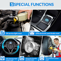 URUCHOM X431 CRP129E Narzędzia diagnostyczne OBD2 Auto OBD silnik ABS SRS AT czytnik kodów skaner TPMS olej SAS EPB ETS Reset dla samochodów Wifi bezpłatna aktualizacja 2